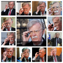 Apparently every picture of John Bolton on Reddit has to be of him adjusting his glasses
