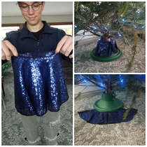 Apparently I forgot to read the size description on my Amazon tree skirt