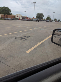 Apparently my Target has a special dick parking spot