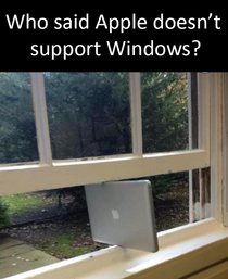 Apple can crack windows