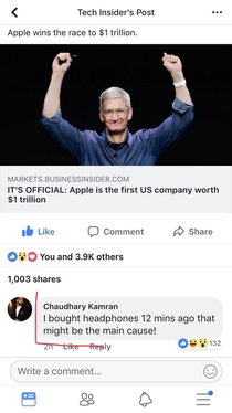 Apple is the first US company worth  trillion The reason is here