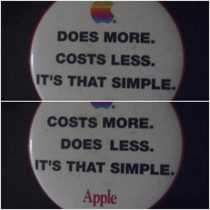 Apple past vs Apple today