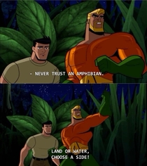 Aquaman has important advice