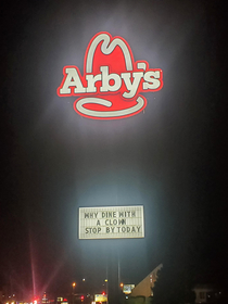 Arbys taking shots