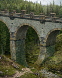 Architect prof says to build a model of a Roman Bridge The Bridge