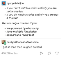 Are you a true fan 