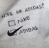 Are you Team Nike or Team Adidas