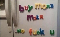 Arguing by fridge magnet Relationship goals