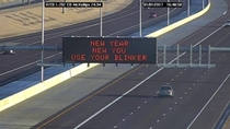 Arizona DOT with the clutch New Years resolution