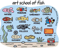 Art school of fish