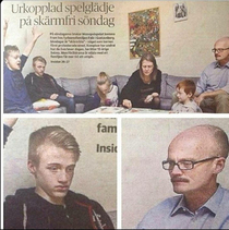 Article about a Swedish family having offline and screen free sundays