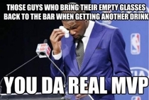 As a bartender