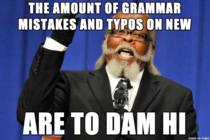 As a bored English teacher sorting by new is painful for me