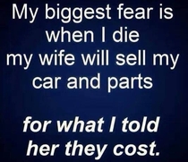 As a car enthusiast this will be my greatest fear in the future