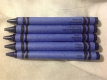As a colourblind person I dont believe you Crayola