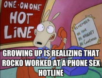 As a kid I never knew Rockos dirty little secret