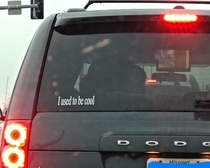 As a parent pushing  Ive never related to a bumper sticker more