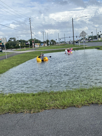 As seen in Crystal River Florida during the aftermath of tropical storm Elsa