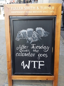 As seen in London