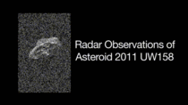 Asteroid  UW on  July  Credit NASA  JPL-Caltech  NRAO