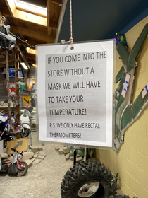 At a local small engine repair place