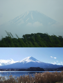 At least I can say I saw Mt Fuji