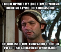 At least Ive got you guys right