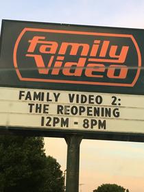 At least the Family Video in my city is down for a sequel lol