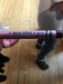 At the crayola museum they let you make your own crayon labels