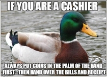 Attention cashiers