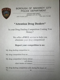 ATTN Drug Dealers