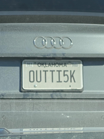 Audi license plate