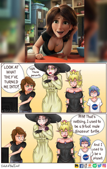 Aunt Cass Lady Dimitrescu Bowsette Earth-chan the power of horny knows no bound amen