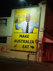 Aussie vandalism at its best