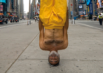 Australian visits the Time Square