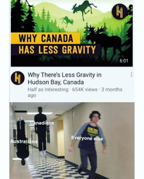 Australians have reverse gravity