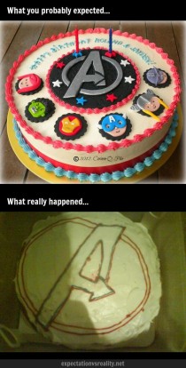 Avengers cake