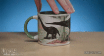 Awesome dinosaur coffee mug