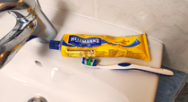 Babe are you ok You havent used your Hellmanns toothpaste