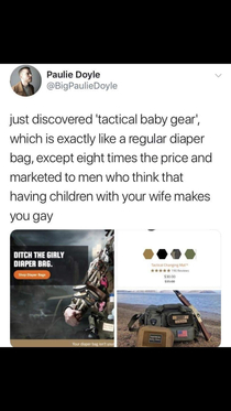 Baby Gear for real men