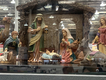 Baby Jesus was visited by three wisemen and a Hobbit