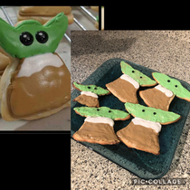 Baby Yoda cookies an attempt was made