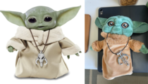 Baby Yoda vs Nightmare Baby Yoda