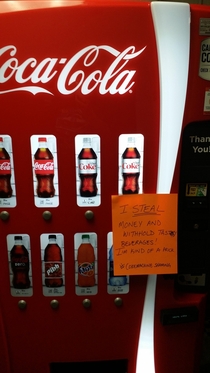 Bad Coke machine