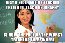 Bad luck high school teacher