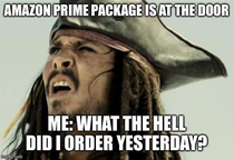 Bad memory or ordering too much stuff from Amazon