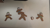 Baked some ninja bread men and things got out of hand