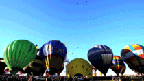 Balloon Race Time Lapse