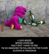 Barney has gone down hill these days