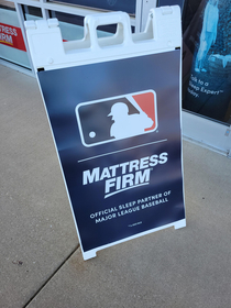 Baseball has officially gotten so boring that the MLB has partnered with a mattress store